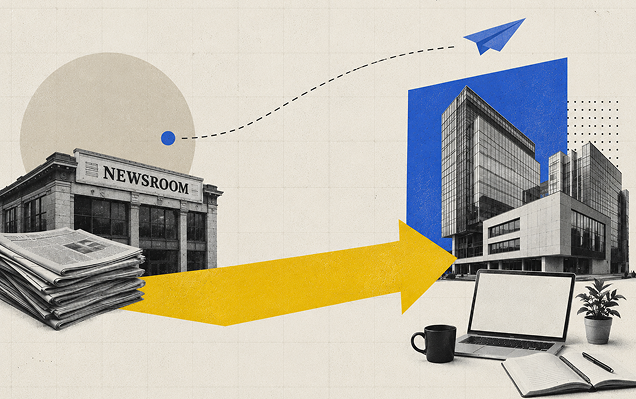 Inside the great migration from newsrooms to brands